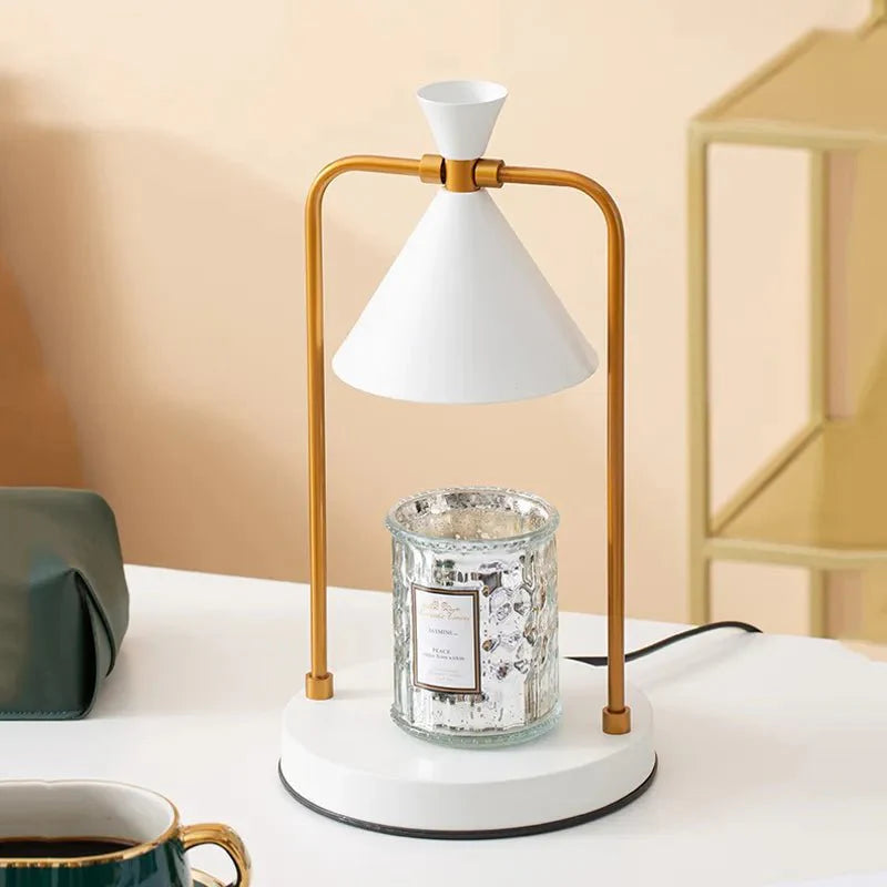 Kaoriya Japanese Dimmable Candle Warmer Table | Decorative Lamp | LED | metallic | 31-40W | Elegant Home Decor