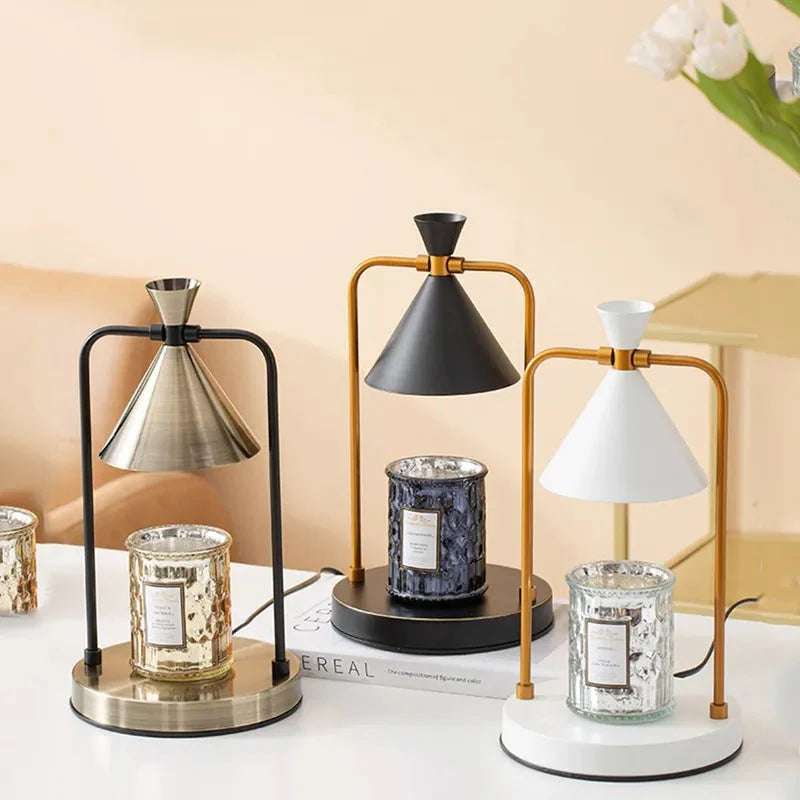 Kaoriya Japanese Dimmable Candle Warmer Table | Decorative Lamp | LED | metallic | 31-40W | Elegant Home Decor