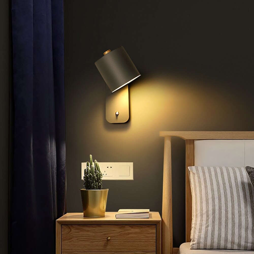 Stylish Wall Lamps with Switch | Wall Lamp | Led | metal | 90V - 260V | Elegant Wall Illumination