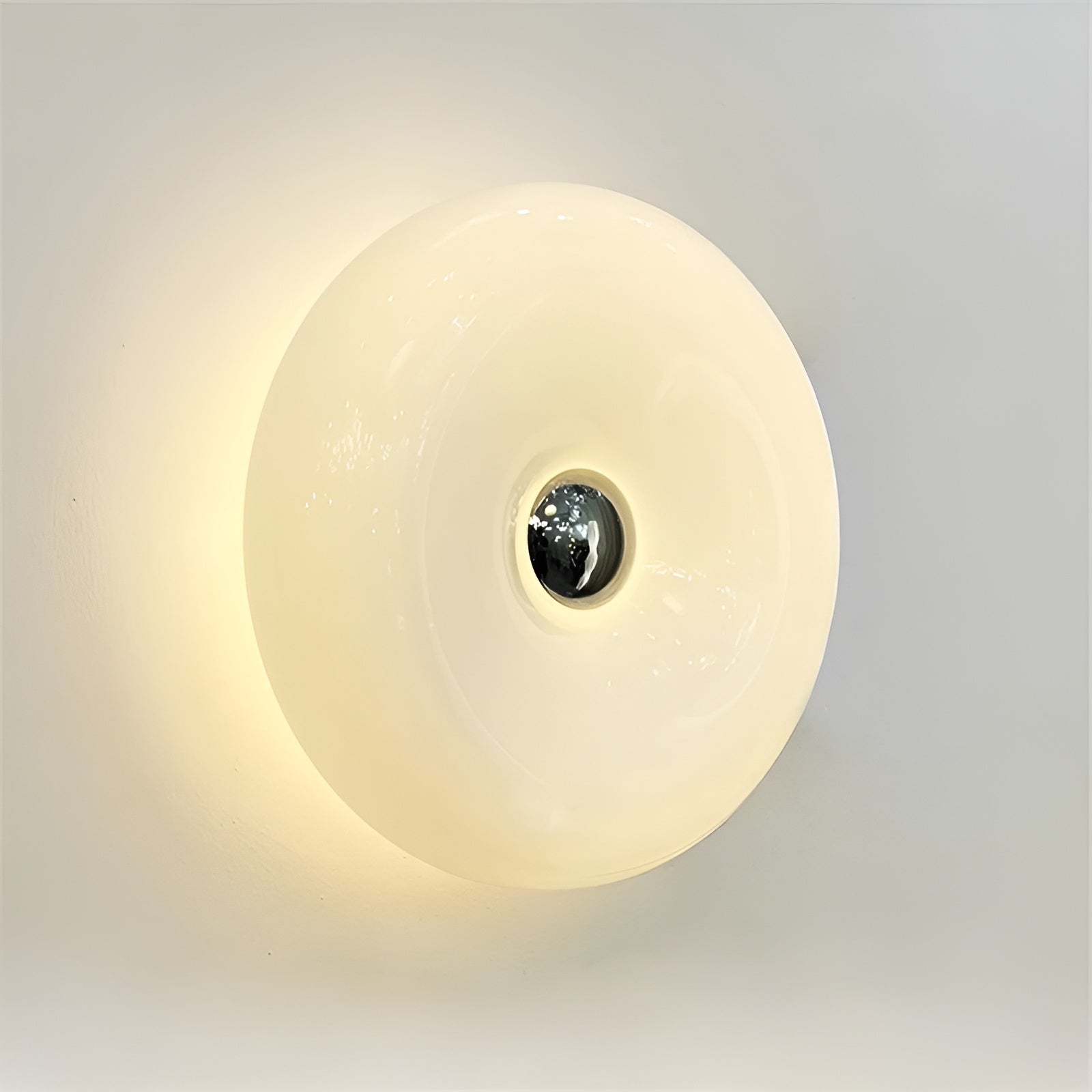 Orange Donut Lamp Stylish Wall | Table Lamp | glass/metal | 90V - 260V | Sleek Table Accent
