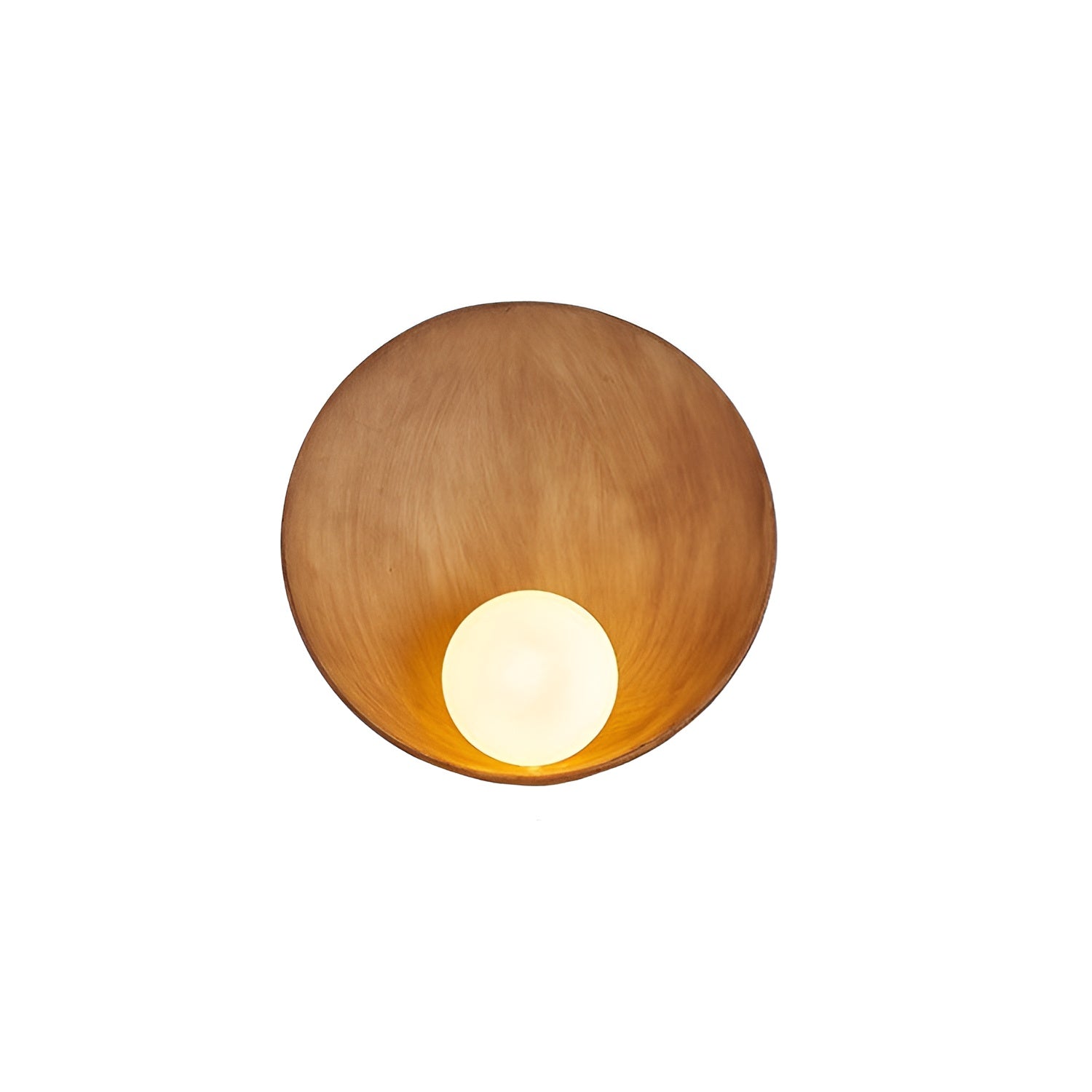 White Pearl Lamp White Wall | Wall Lamp | glass/iron/wood | 20V | Elegant Wall Illumination