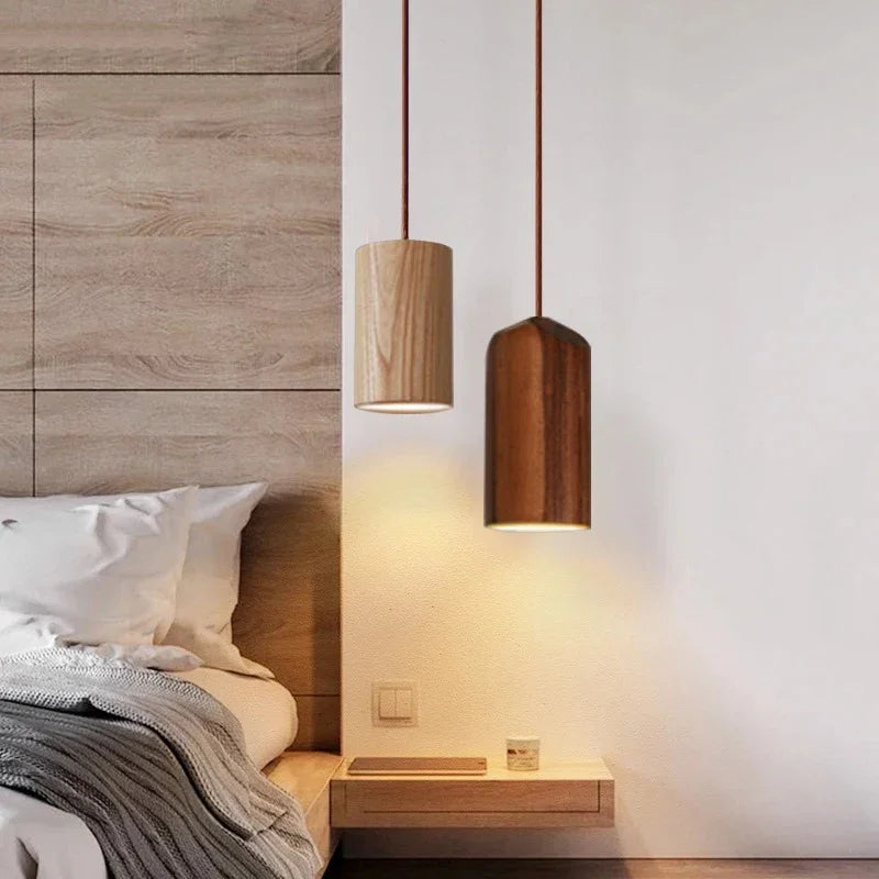 NordicGlow Scandinavian Wooden Hanging Lamp | Lighting | wood | 90-260V | Premium Lighting Solution