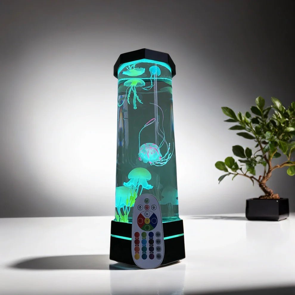 Aquarium Table Lamp Soothing Mood | Table Lamp | LED | Sleek Table Accent