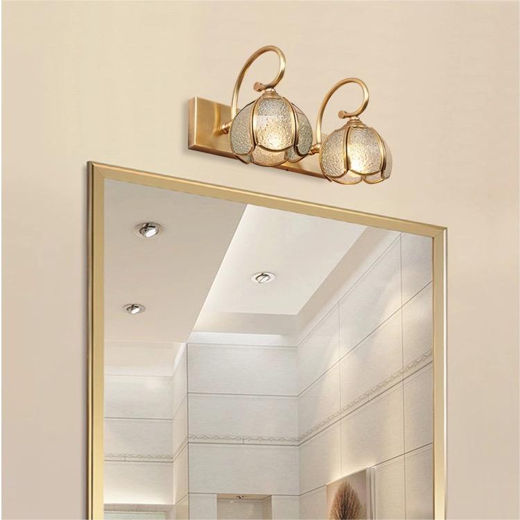 Classic Multi-headed Bathroom Wall Lamp | Wall Lamp | Led | glass | 110V - 120V | Elegant Wall Illumination