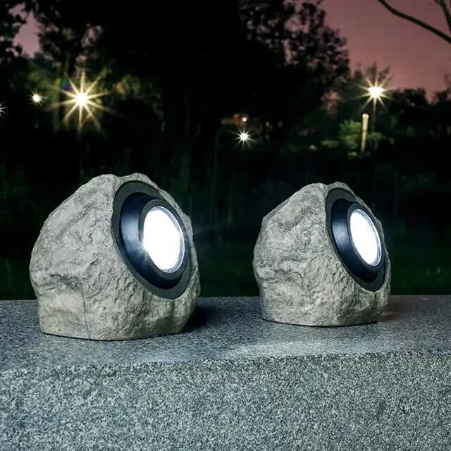 Rocky Light Solar Outdoor Lamp | Lighting | LED | plastic | Premium Lighting Solution