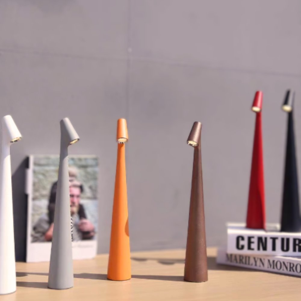 Nordika™ Minimalist Wireless Table Lamp | Table Lamp | LED | wood/ABS | Sleek Table Accent