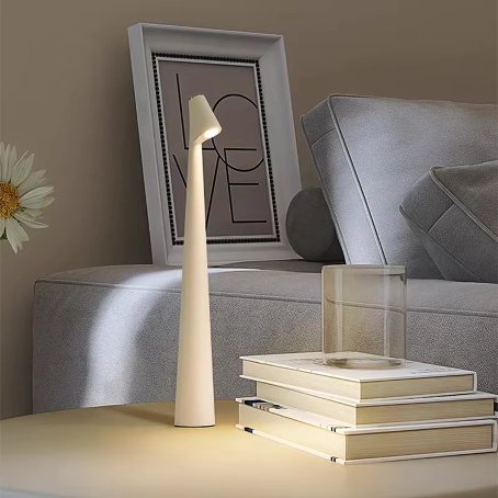 Nordika™ Minimalist Wireless Table Lamp | Table Lamp | LED | wood/ABS | Sleek Table Accent