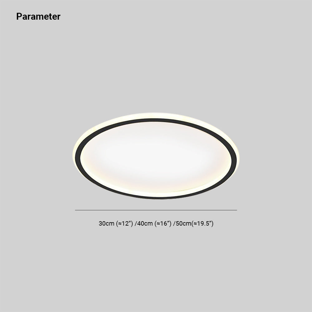 LunaNova Modern Round Ceiling Lamp | Lighting | LED | acrylic/metal | Premium Lighting Solution