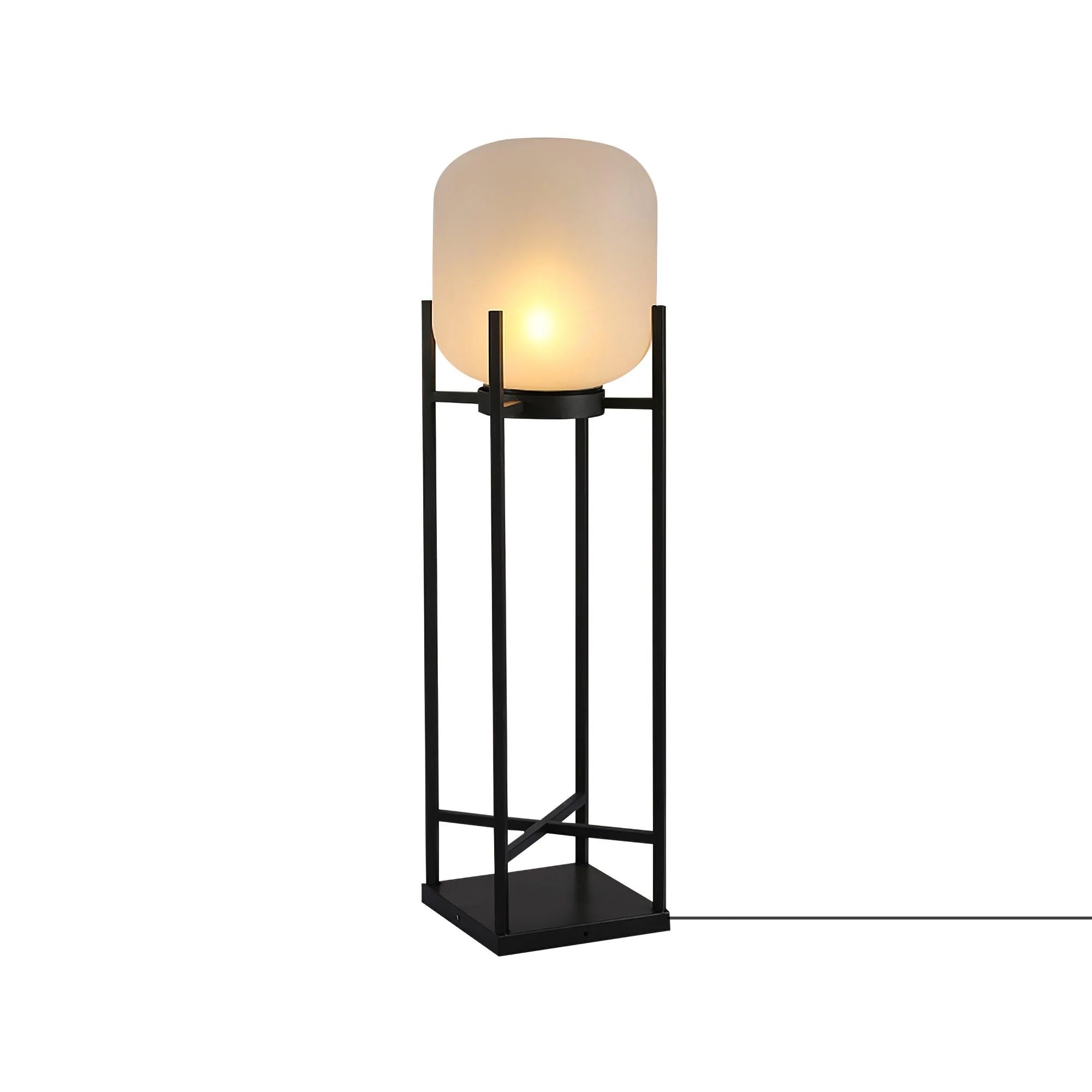 Solar floor lamp lantern outdoor | Floor Lamp | LED | glass | 240v | Stylish Floor Lighting
