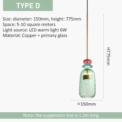 RadiantGlow Contemporary Hanging Lamps | Lighting | LED | glass/stone | 90-260V | Premium Lighting Solution
