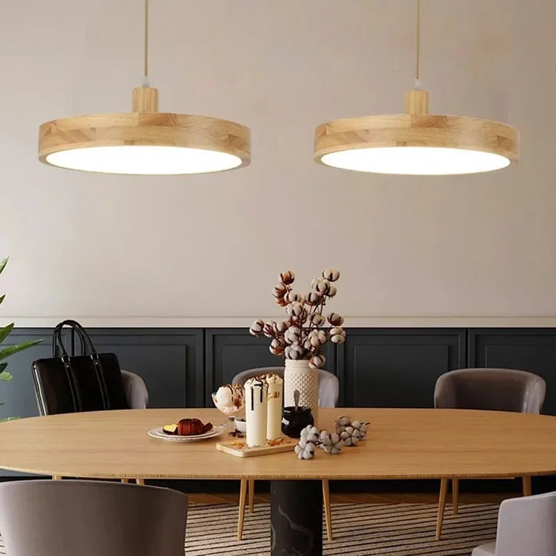 AuroraLicht Scandinavian Slim Hanging Lamp | Lighting | LED | wood | 90-260V | Premium Lighting Solution