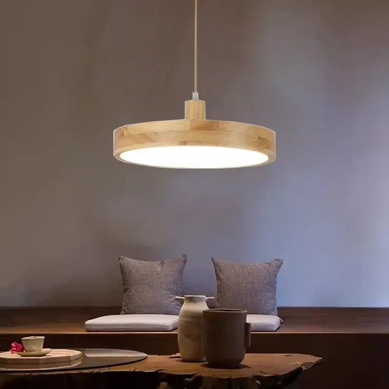 AuroraLicht Scandinavian Slim Hanging Lamp | Lighting | LED | wood | 90-260V | Premium Lighting Solution