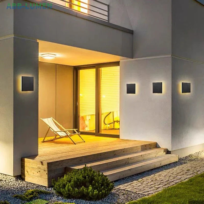 AquaShield Waterproof Wall Lamp | Wall Lamp | LED | aluminum | 85-265V | Elegant Wall Illumination