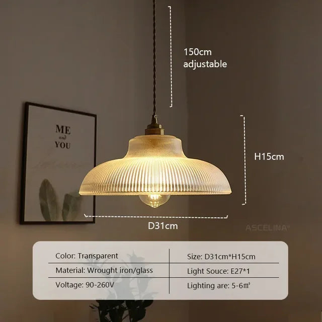 CrystalLum Glass Hanging Lamp | Lighting | LED | glass | 90-260V | Premium Lighting Solution