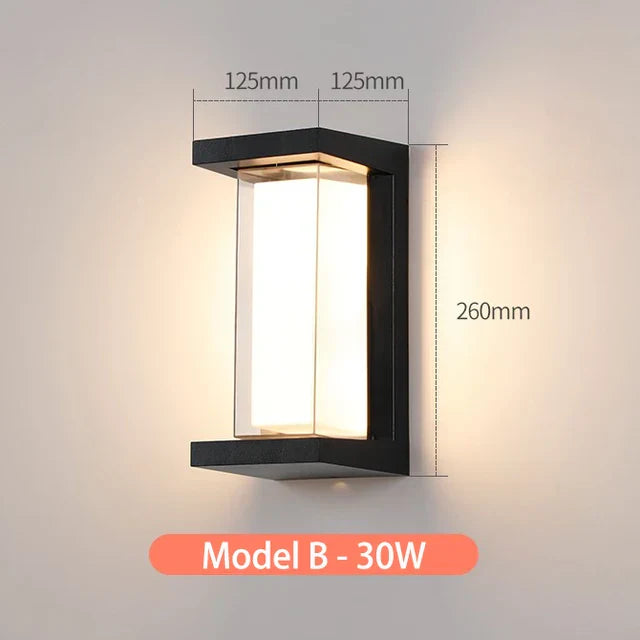 MoonGlow External Wall Lamp Outdoors | Wall Lamp | LED | Elegant Wall Illumination