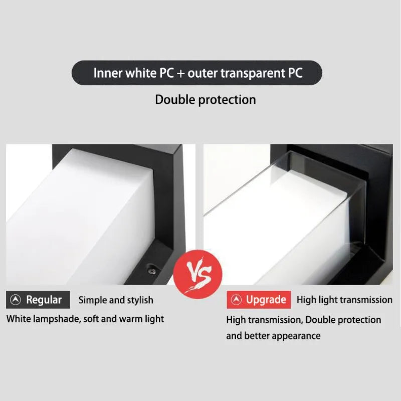 MoonGlow External Wall Lamp Outdoors | Wall Lamp | LED | Elegant Wall Illumination