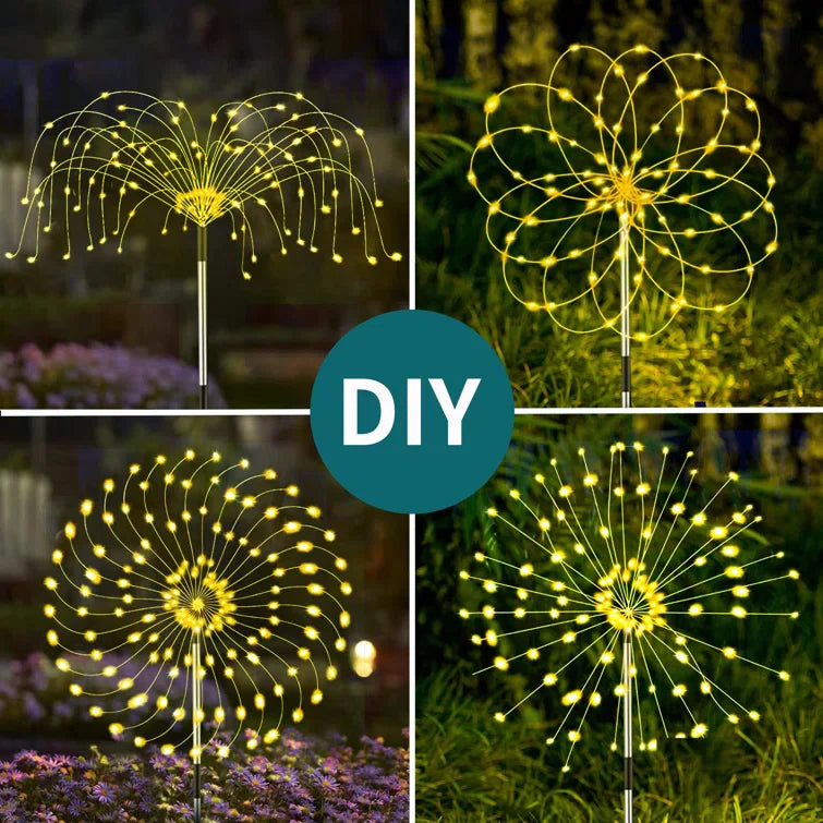 Pieces Outdoor Solar Garden Fireworks | Lighting | LED | Premium Lighting Solution