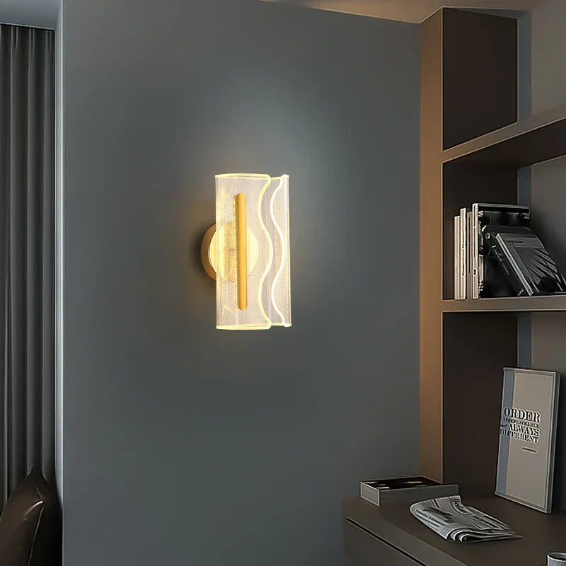 AuroraScand Scandinavian Wall Lamp | Wall Lamp | Led | Neutral White | metal/plastic | 8W | 220V | Elegant Wall Illumination