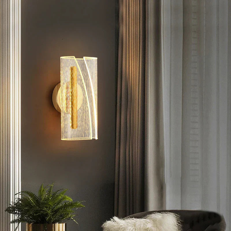 AuroraScand Scandinavian Wall Lamp | Wall Lamp | Led | Neutral White | metal/plastic | 8W | 220V | Elegant Wall Illumination