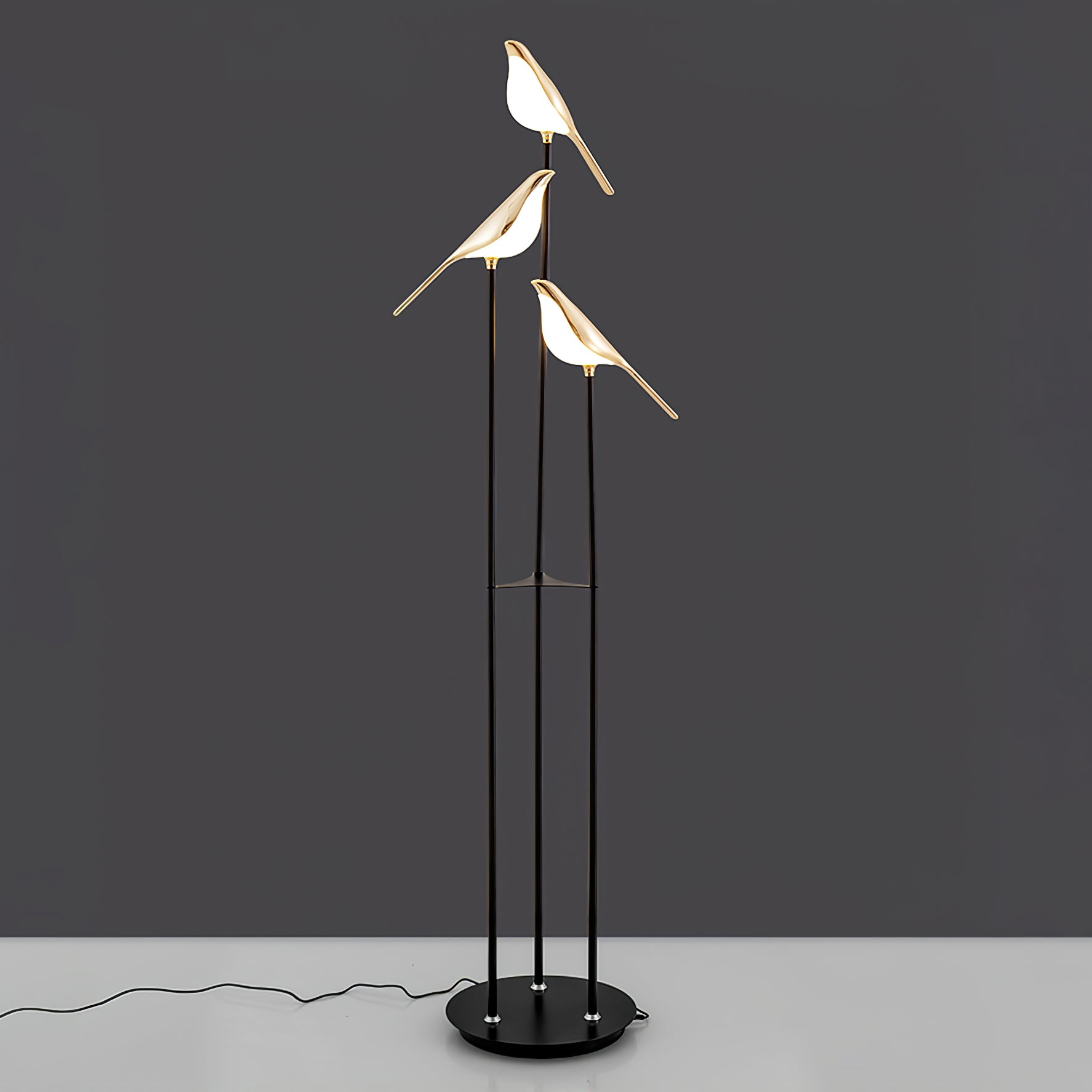 Magpie Perch Torch Lamp Floor | Floor Lamp | LED | acrylic/aluminum/metal | 240v | Stylish Floor Lighting