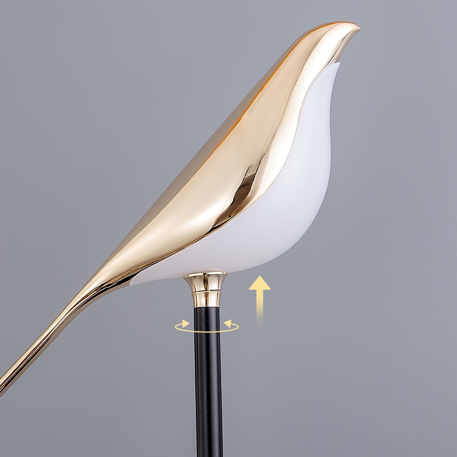 Magpie Perch Torch Lamp Floor | Floor Lamp | LED | acrylic/aluminum/metal | 240v | Stylish Floor Lighting