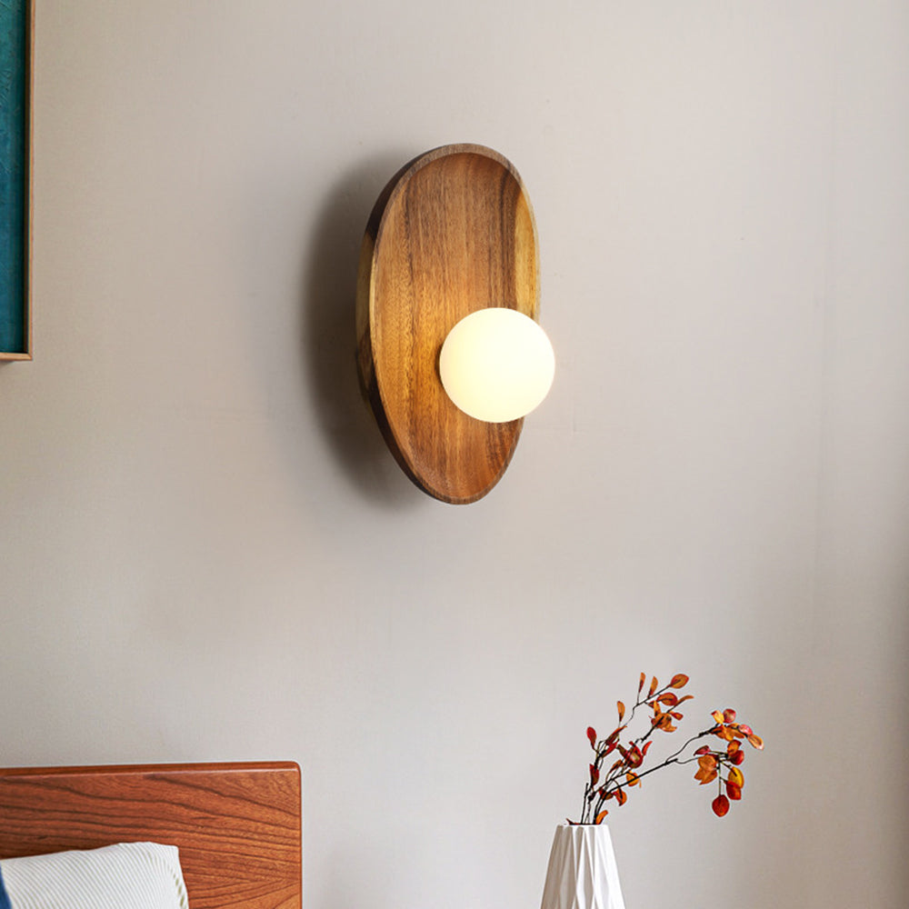 Minimalist Solid Wood Wall Lamp | Wall Lamp | Led | wood | 40W | 110V - 120V | Elegant Wall Illumination