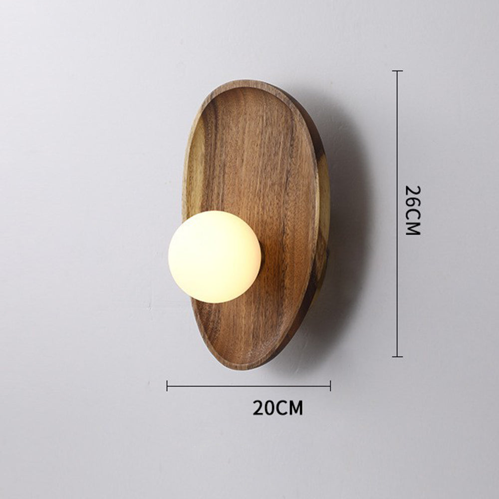 Minimalist Solid Wood Wall Lamp | Wall Lamp | Led | wood | 40W | 110V - 120V | Elegant Wall Illumination