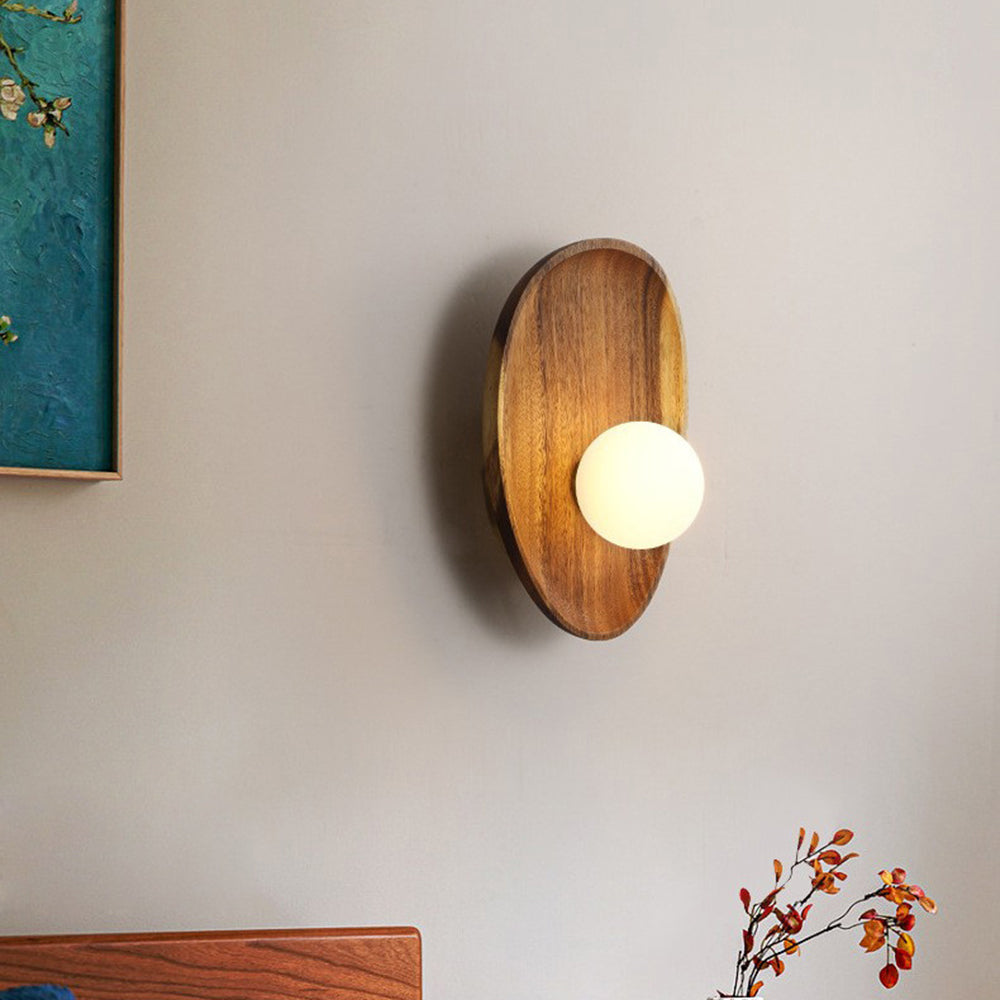 Minimalist Solid Wood Wall Lamp | Wall Lamp | Led | wood | 40W | 110V - 120V | Elegant Wall Illumination