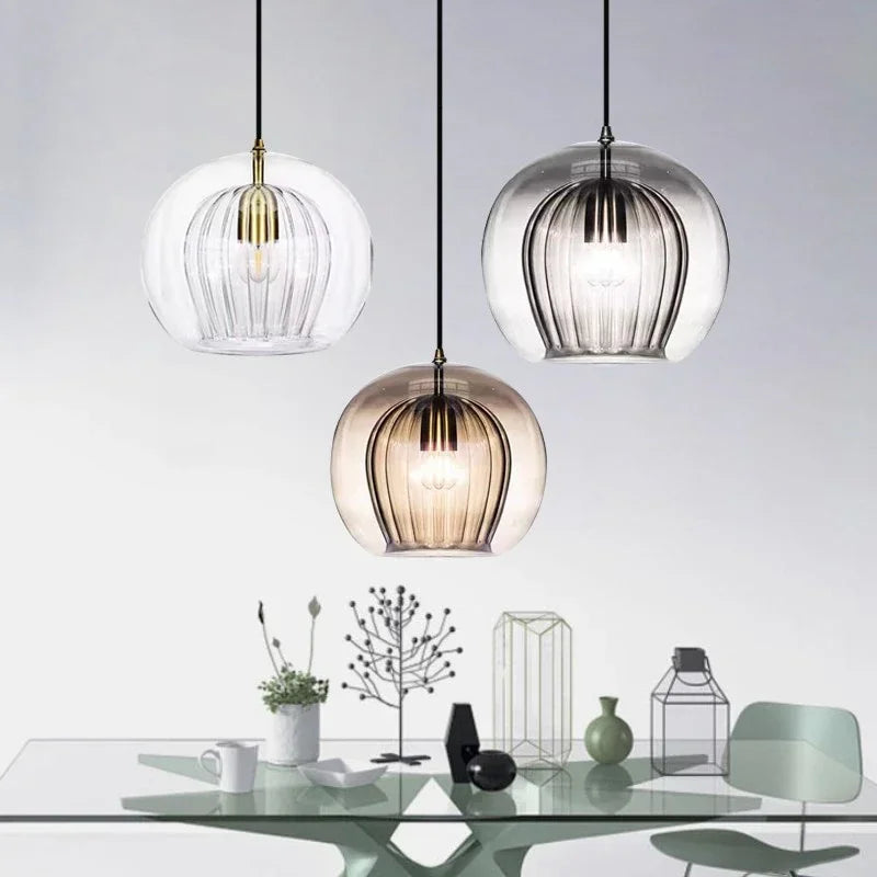 LuxeSphere Modern glass hanging lamp | Lighting | LED | glass/metal | Premium Lighting Solution
