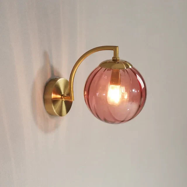 LumiCrystal Modern Glass Wall Lamp | Wall Lamp | 3000k Warm White | Glass/Metal | 10W | 220-240V | Elegant Wall Illumination