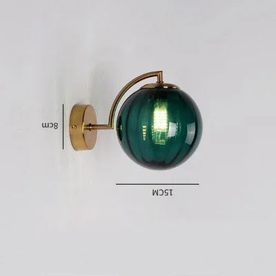 LumiCrystal Modern Glass Wall Lamp | Wall Lamp | 3000k Warm White | Glass/Metal | 10W | 220-240V | Elegant Wall Illumination