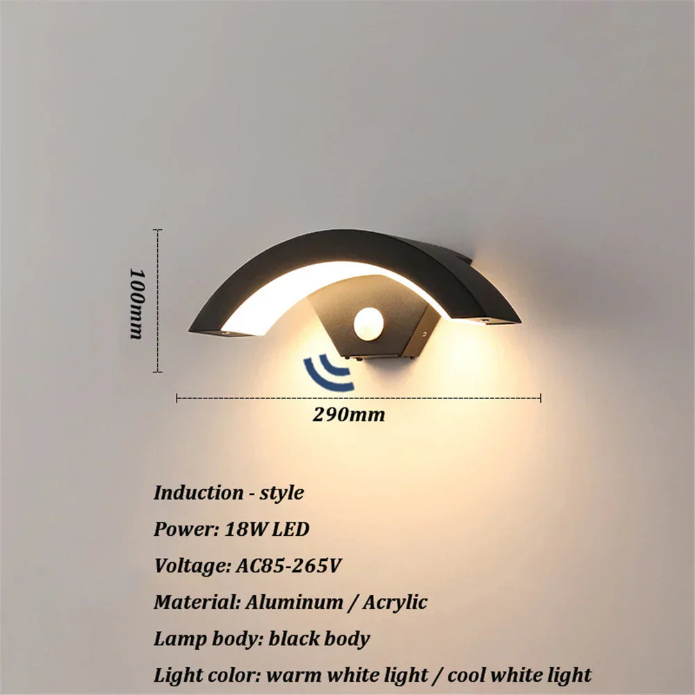 LichtBeeld Stylish Waterproof Wall Lamp | Wall Lamp | LED | acrylic/aluminum | 265V | Elegant Wall Illumination