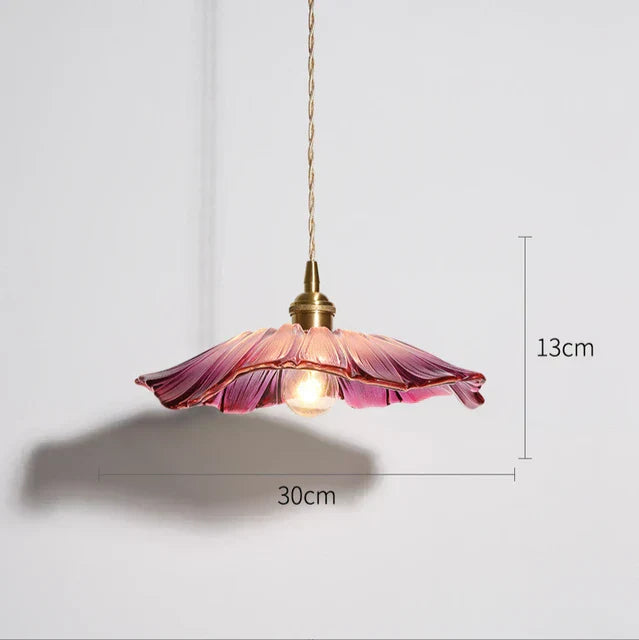 FloraGlimmer Elegant Flower Hanging Lamps | Lighting | glass/stone | 220V | Premium Lighting Solution