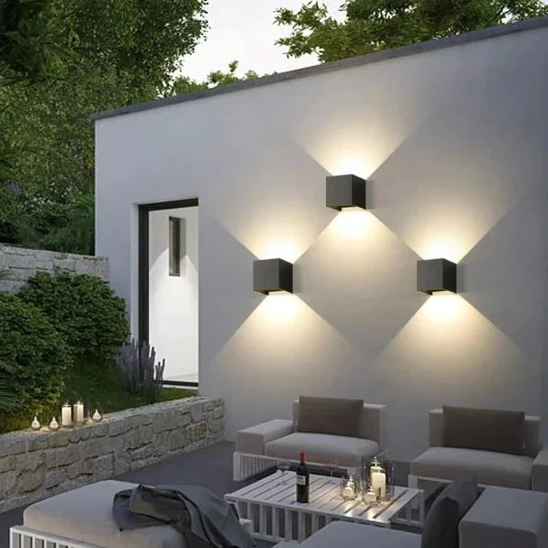 CityGlow Stylish Outdoor Wall Lamp | Wall Lamp | aluminum | 85-265V | Elegant Wall Illumination