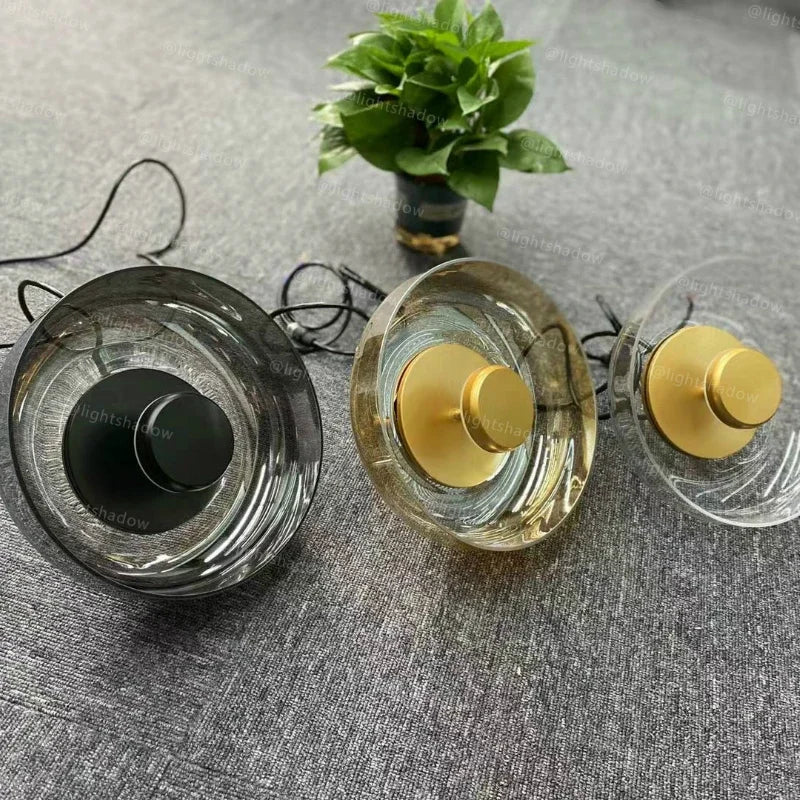 NovaGlow Contemporary Glass Hanging Lamp | Lighting | LED | glass/metal | 90-240V | Premium Lighting Solution