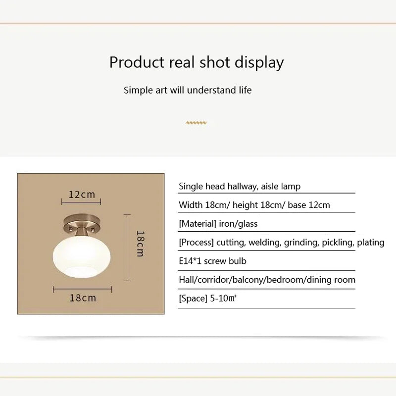 IlluLuxe Modern Hallway Lamp | Lighting | LED | glass | 90-260V | Premium Lighting Solution