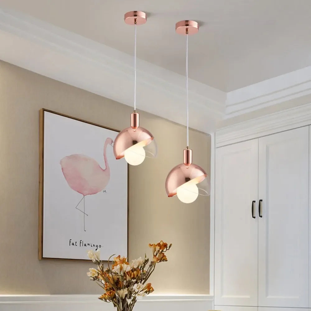 LumiAura Contemporary Hanging Lamp | Lighting | LED | glass | 90-260V | Premium Lighting Solution