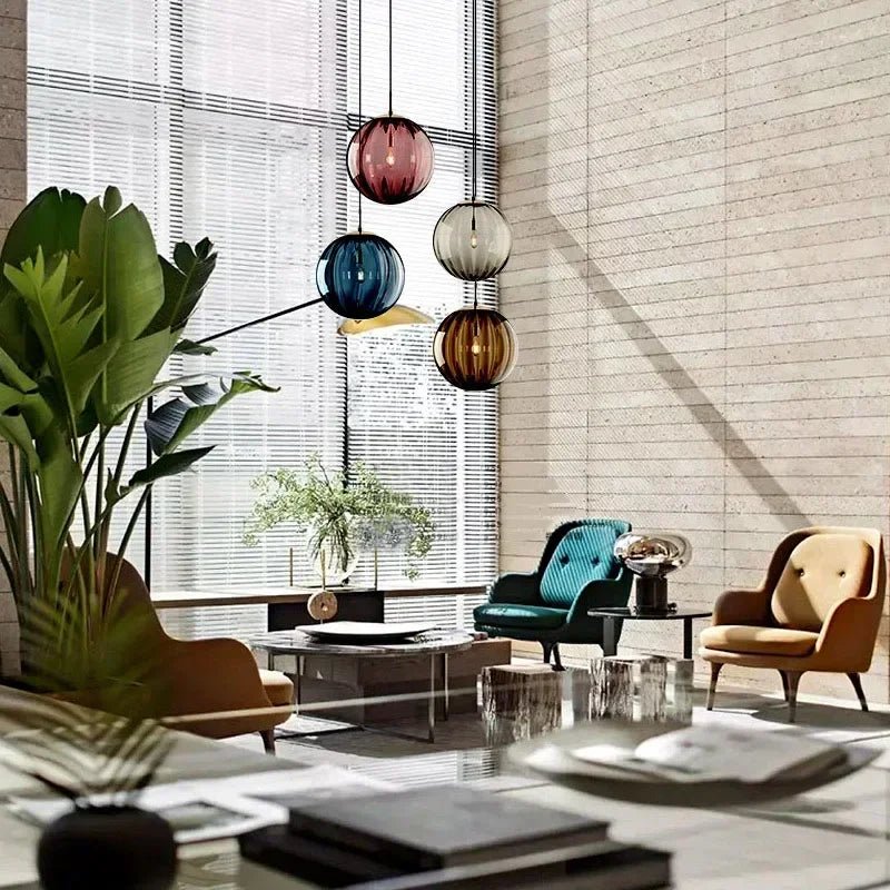 AuroraGlobe Modern Hanging Lamp | Lighting | LED | glass | Premium Lighting Solution