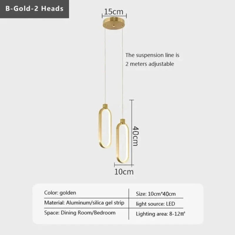 MetroLicht Stylish Hanging Lamps | Lighting | LED | glass/metal | 90-260V | Premium Lighting Solution