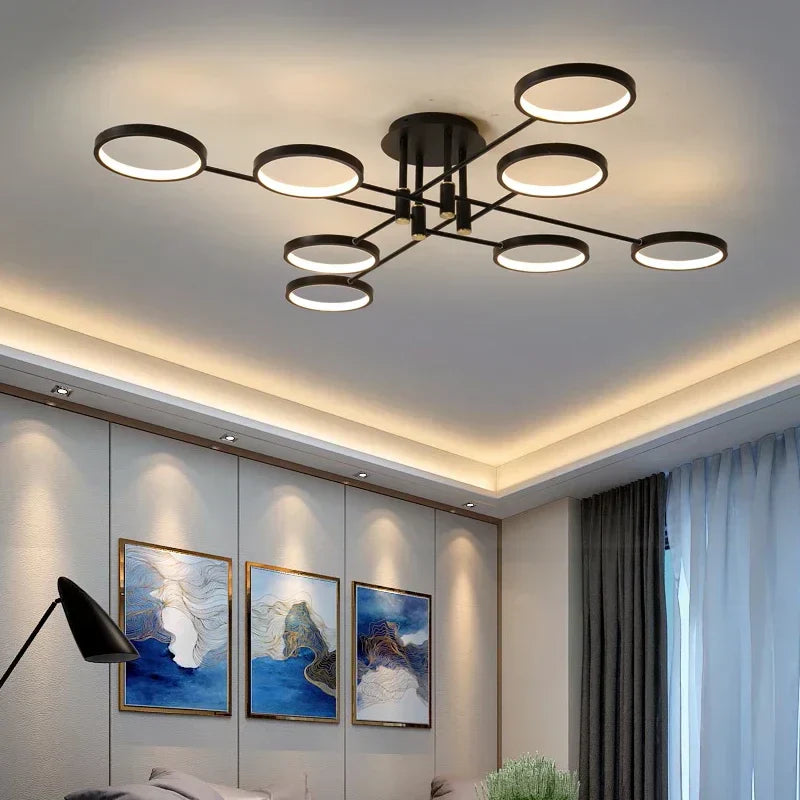 LumenElegance Modern Chandelier | Ceiling Light | LED | Modern Ceiling Lighting