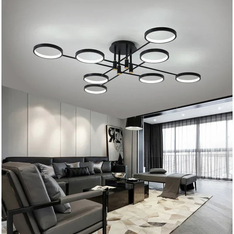 LumenElegance Modern Chandelier | Ceiling Light | LED | Modern Ceiling Lighting