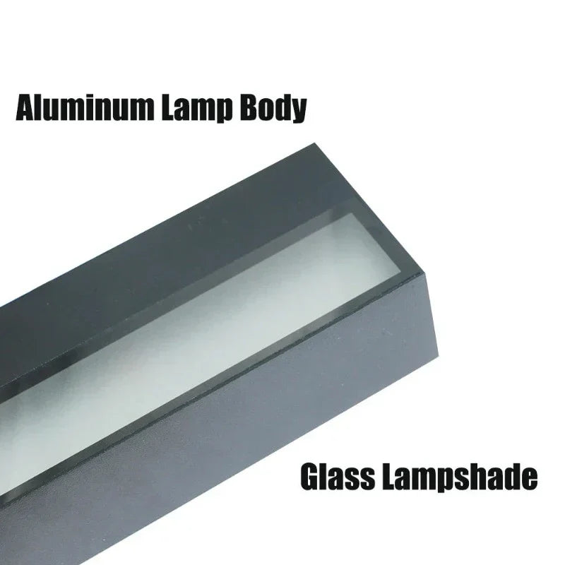 LumiWall Stylish Wall Lamp | Wall Lamp | LED | aluminum/glass | 85-265V | Elegant Wall Illumination