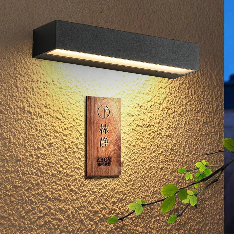 LumiWall Stylish Wall Lamp | Wall Lamp | LED | aluminum/glass | 85-265V | Elegant Wall Illumination