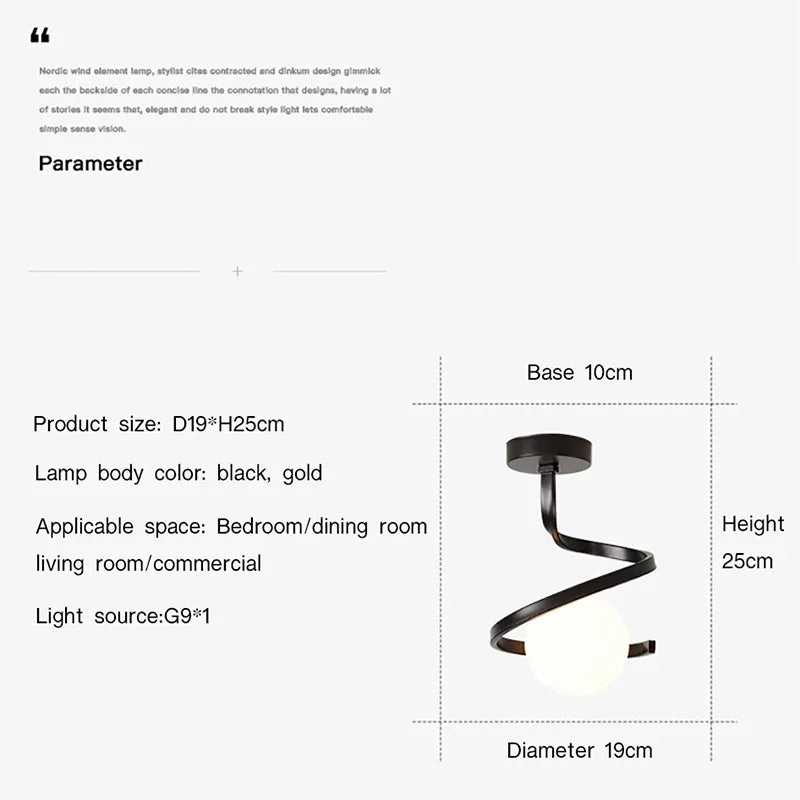 ElegantLicht Stylish Modern Ceiling Lamp | Lighting | LED | glass | 220V | Premium Lighting Solution