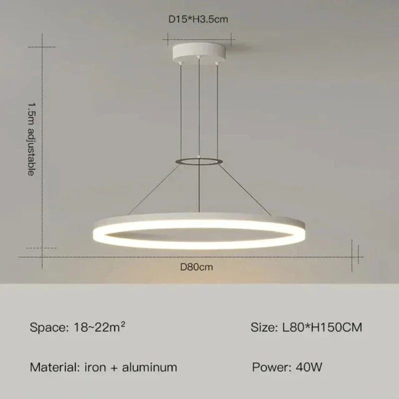 ElegantGlimmer long Modern Hanging Lamp | Lighting | LED | 260V | Premium Lighting Solution