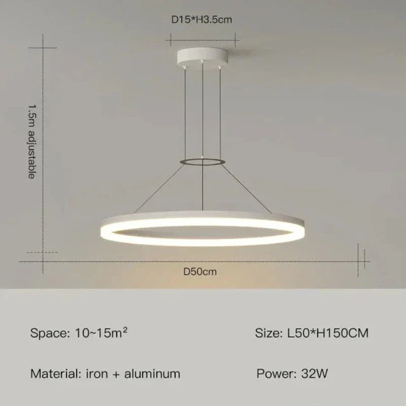 ElegantGlimmer long Modern Hanging Lamp | Lighting | LED | 260V | Premium Lighting Solution