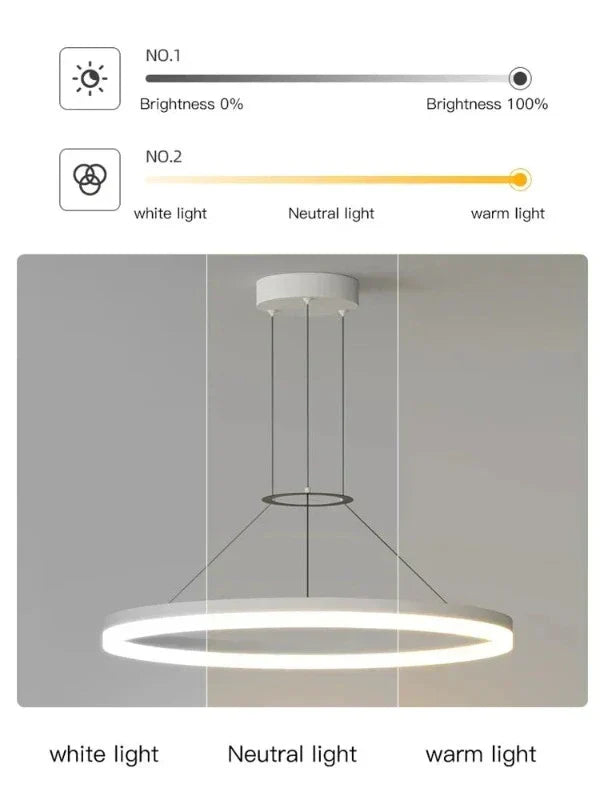 ElegantGlimmer long Modern Hanging Lamp | Lighting | LED | 260V | Premium Lighting Solution
