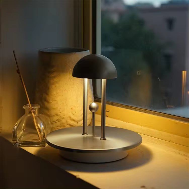 LuxaLite™ Modern Table Lamp Rechargeable | Table Lamp | Steel/ABS | 1W | Sleek Table Accent