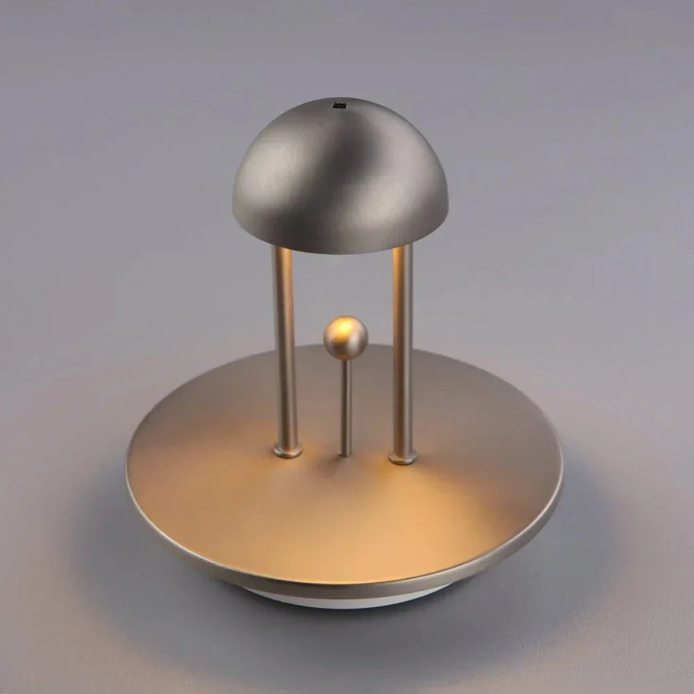LuxaLite™ Modern Table Lamp Rechargeable | Table Lamp | Steel/ABS | 1W | Sleek Table Accent