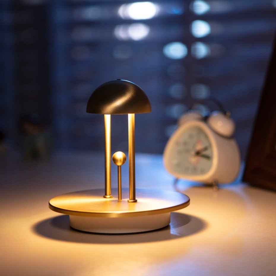 LuxaLite™ Modern Table Lamp Rechargeable | Table Lamp | Steel/ABS | 1W | Sleek Table Accent